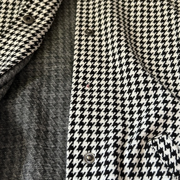 Taifun Black and White Herringbone Bomber Jacket 34 - Picture 5 of 5